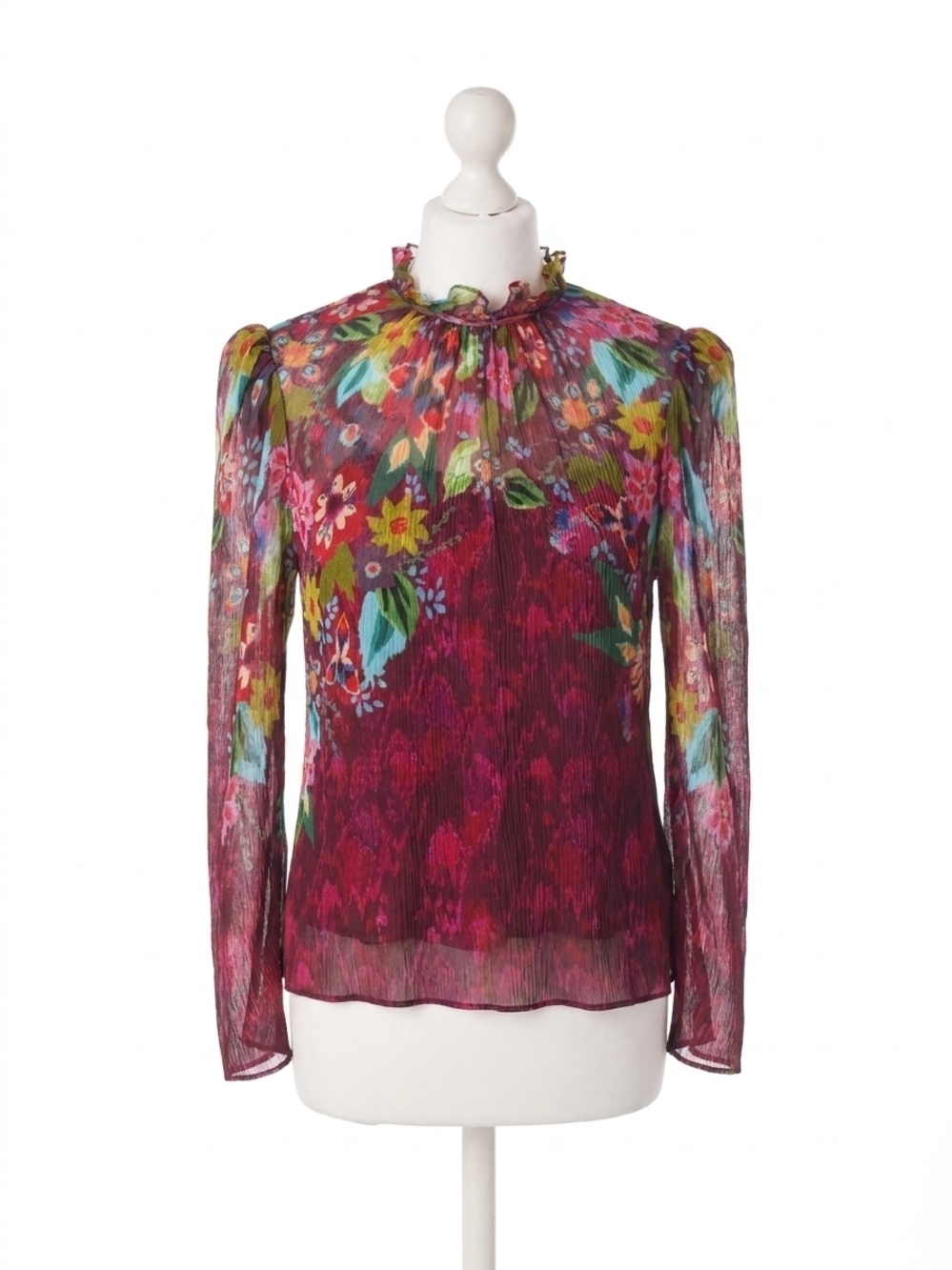 NEW SALONI mel-b top in astilbe bouquet